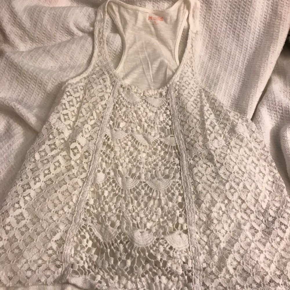 White tank top